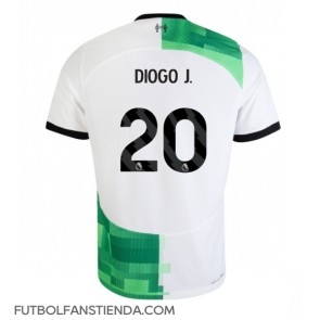 Liverpool Diogo Jota #20 Segunda Equipación 2023-24 Manga Corta